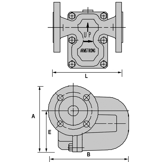 Nodulair gietijzeren Armstrong vlotter condenspot&nbsp;&nbsp;|&nbsp;&nbsp;AIC-serie